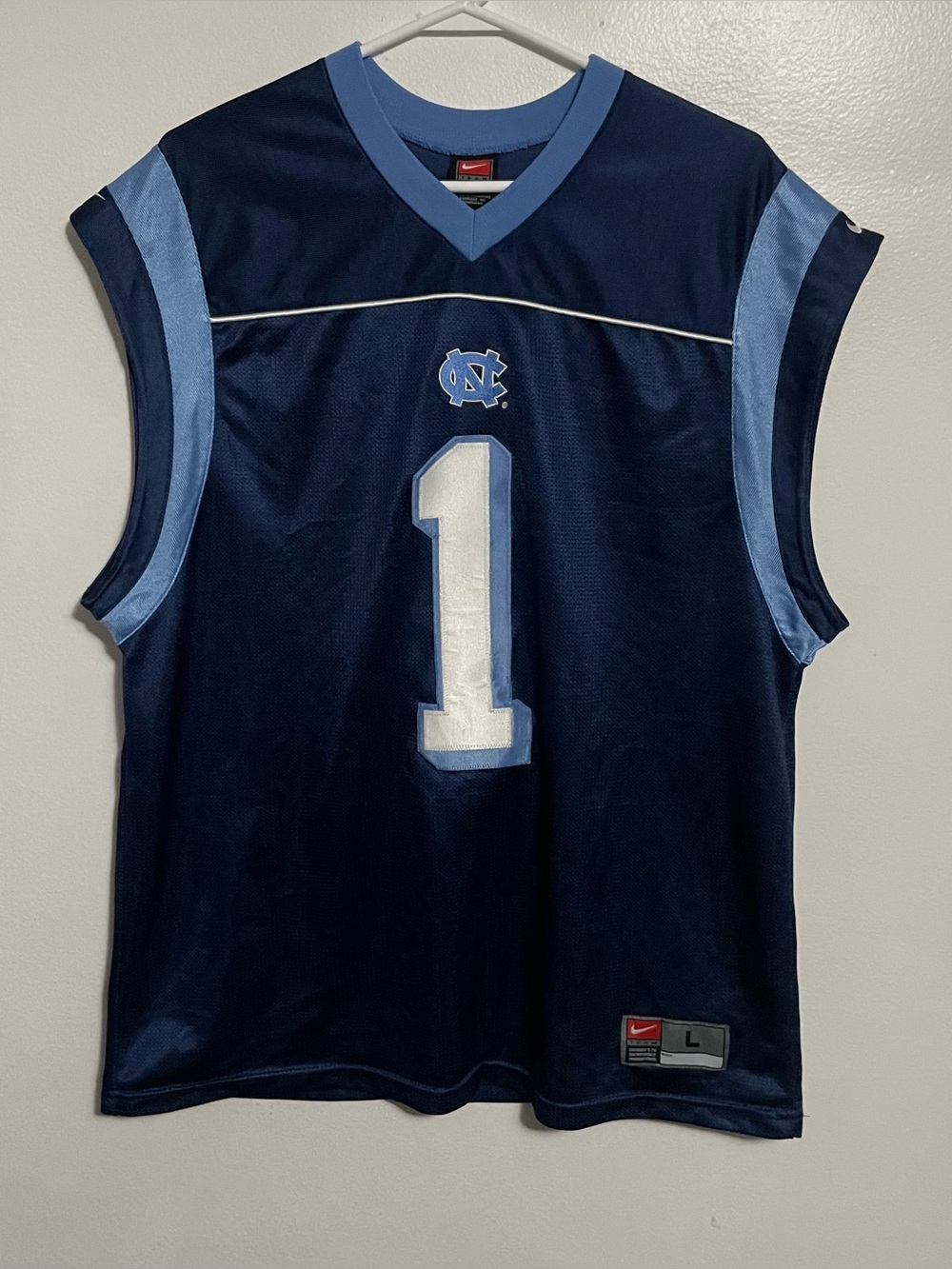 Vintage Nike University of North Carolina Basketball Jersey #1